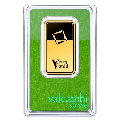Valcambi Green Gold 1 Oz - investiční zlatý slitek