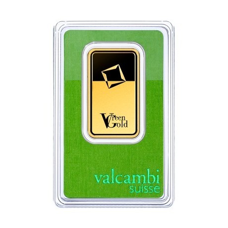 Valcambi Green Gold 1 Oz - investiční zlatý slitek