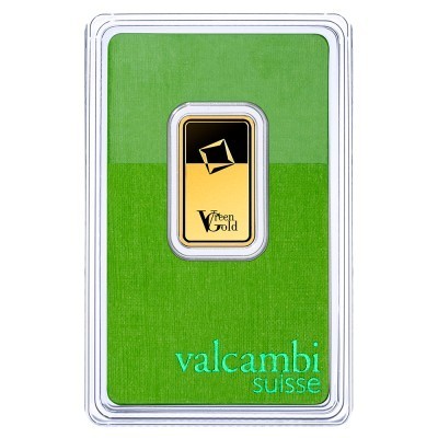 Valcambi Green Gold 10 g - investiční zlatý slitek