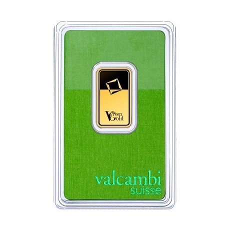 Valcambi Green Gold 10 g - investiční zlatý slitek