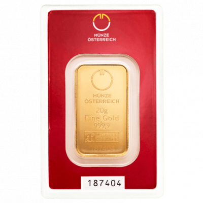Münze Österreich 20g - Sijoituskultaharkko
