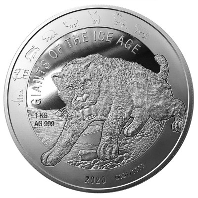 Jääkauden jättiläiset sarja - 8 Oz - hopeiset keräilykolikot