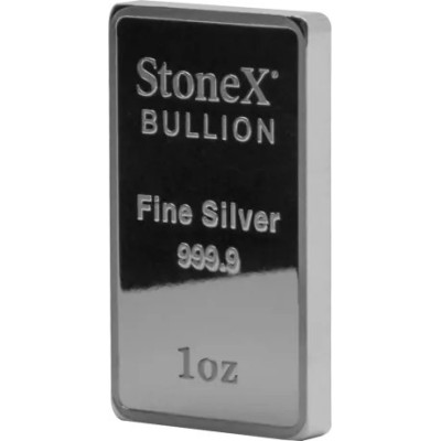 Coinbar StoneX - 1 Oz - hopea sijoitusharkko