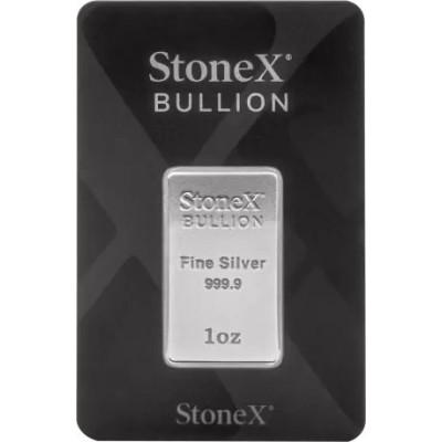 Coinbar StoneX - 1 Oz - hopea sijoitusharkko