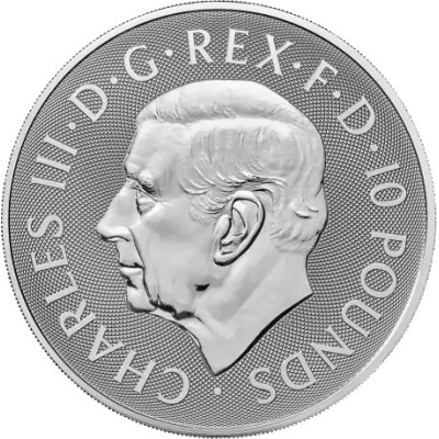 Myytit ja legendat - Marianne-neito - 10 Oz - hopeinen sijoituskolikko