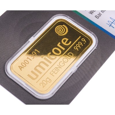 Umicore - 20g - investment gold ingot