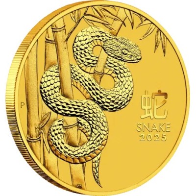 Lunar Snake 2025 - 1/4 Oz - kultasijoituskolikko