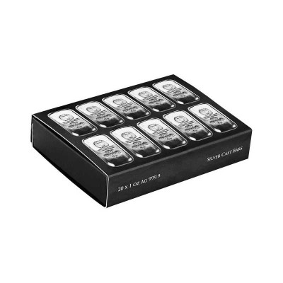 Mincovna Germania 20 x 1 Oz - stříbrný slitek