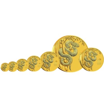 Lunar Snake 2025 - 1/10 Oz - gold investment coin