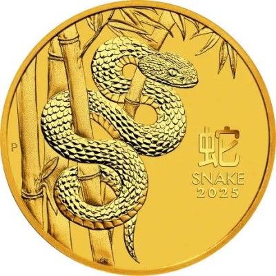 Lunar Snake 2025 - 1/10 Oz - gold investment coin