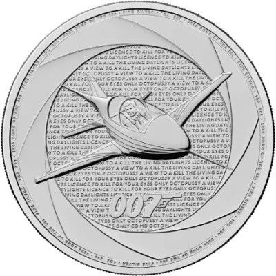 Six Decades of 007 (80´s) - James Bond - 1 Oz - Silver Investment Coin