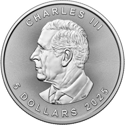 Maple Leaf (2025) - 1 Oz - hopeinen sijoituskolikko