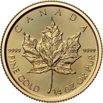 Maple Leaf (2025) - 1/4 Oz - kultasijoituskolikko