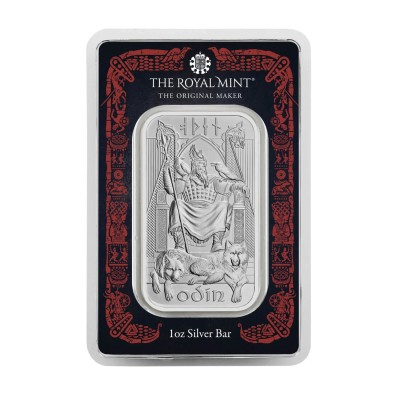 Norse Gods - Odin - 1 Oz - silver investment ingot