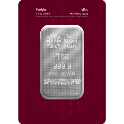 Norse Gods - Odin - 1 Oz - silver investment ingot