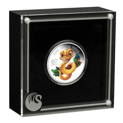 Lunar Baby Snake - 1/2 Oz - hopeinen keräilykolikko