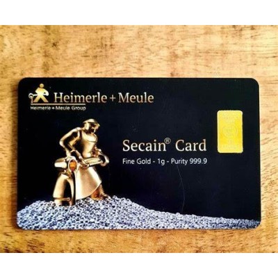 Heimerle + Meule - 1g - gold investment ingot