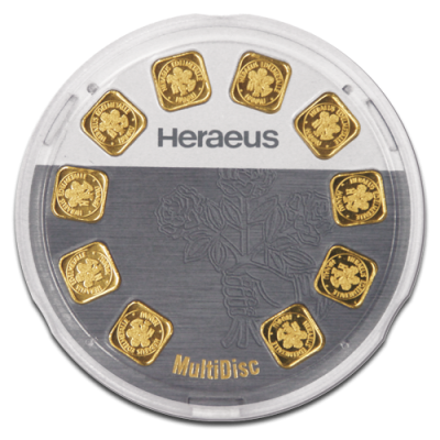 Argor-Heraeus Goldseed 10 x 1 g - kultasijoitusharkko - kultaharkko