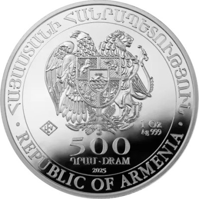Nooan arkki (2025) - 1 Oz - hopeinen sijoituskolikko
