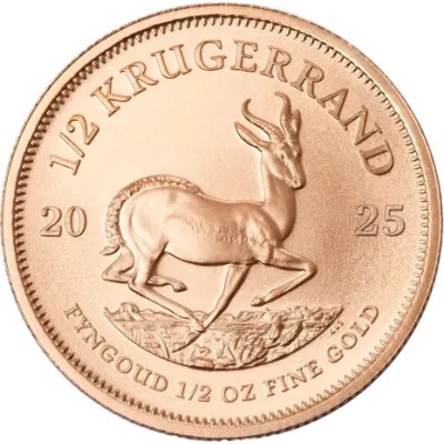Krugerrand (2025) - 1/2 Oz - kultakolikko