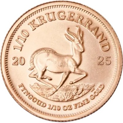 Krugerrand (2025) - 1/10 Oz - sijoituskolikkokulta