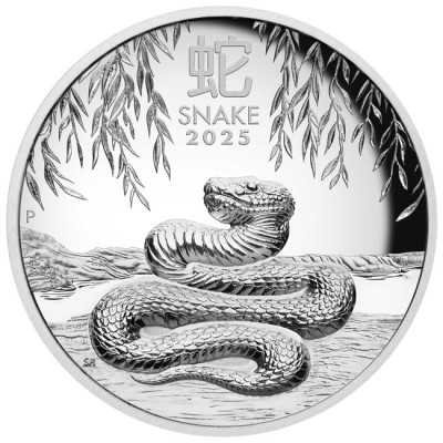 Lunar Snake - 5 Oz - hopeinen keräilykolikko