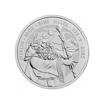 Myths and Legends - Merlin - 10 Oz - Silver Investment Coin