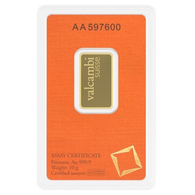 Valcambi 10 g - Investment gold bar