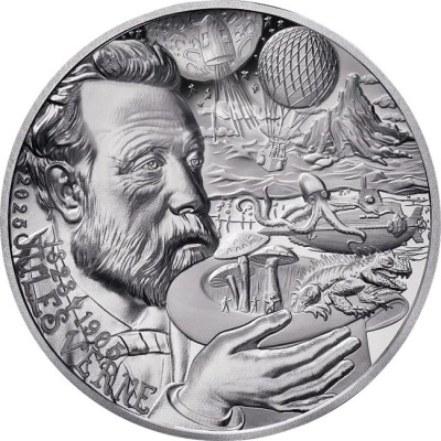 Jules Verne - 1 Oz - Silver Collector Coin