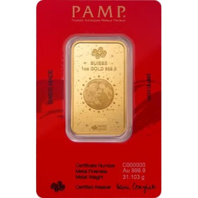 Pamp, Lunar Legend Valkoinen käärme - 1 Oz - Kultaharkkoja