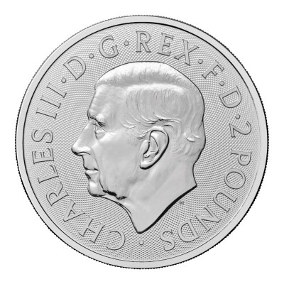 Myytit ja legendat - Beowulf & lohikäärme - 1 Oz - hopeinen sijoituskolikko