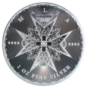 Maltan risti (2025) - 1 Oz - hopeinen sijoituskolikko