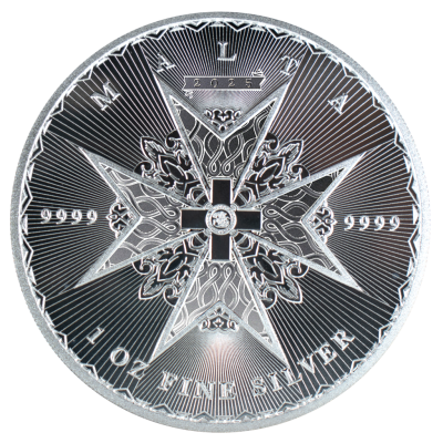 Maltese Cross (2025) - 1 Oz - Silver Investment Coin
