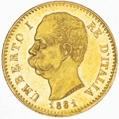 Italia 20 Lire - 6,45 g - sijoituskultainen kolikko