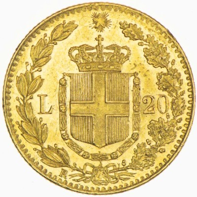 Italia 20 Lire - 6,45 g - sijoituskultainen kolikko