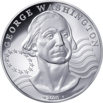 George Washington - 2 Oz - Silver Collector Coin