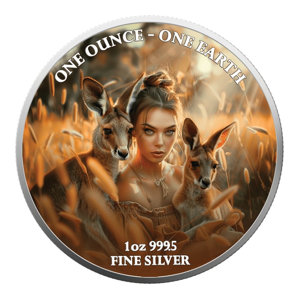 Earth - 1 Oz - Australia - Silver Collector Coin