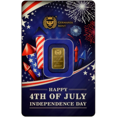 Independence Day - 1 g - Gold Investment Bar