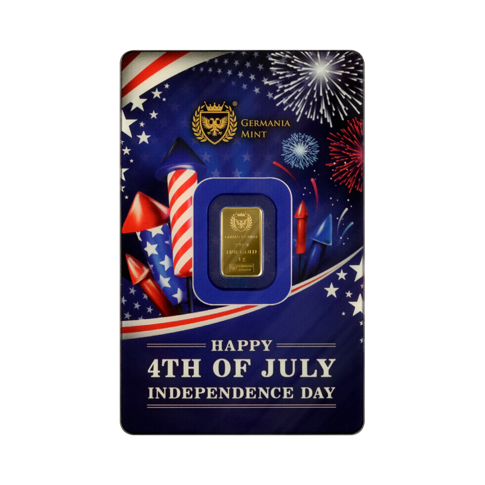 Independence Day - 1 g - Gold Investment Bar