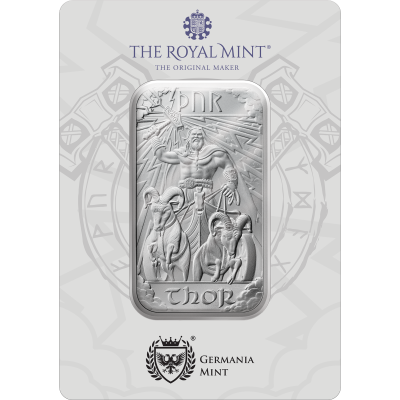 Norse Gods - Thor - 1 Oz - hopea sijoitusharkko