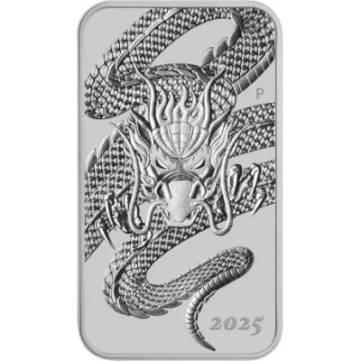 Dragon Rectangular (2025) - 1 Oz - Silver Investment Coin
