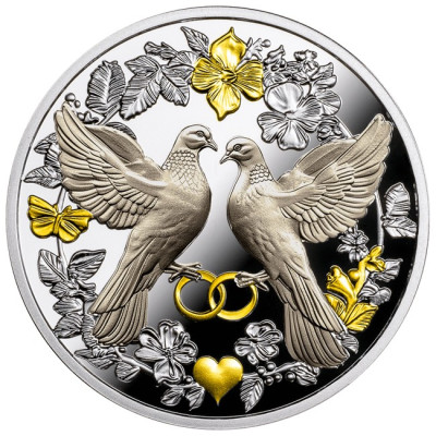 Wedding Dove - 17,5g - Silver Collector Coin