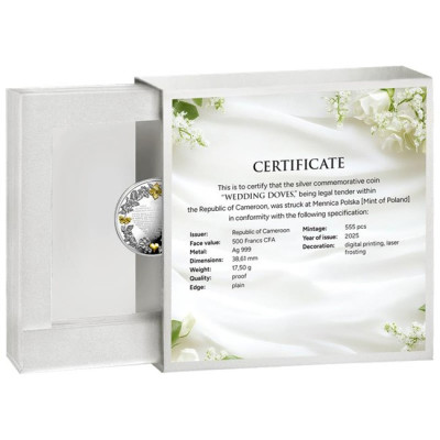 Wedding Dove - 17,5g - Silver Collector Coin