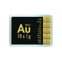 Kulta Combibarren Valcambi 10x1 g - sijoituskultaharkko