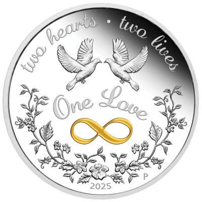 "One Love" 2025 - 1 Oz - hopeakolikko