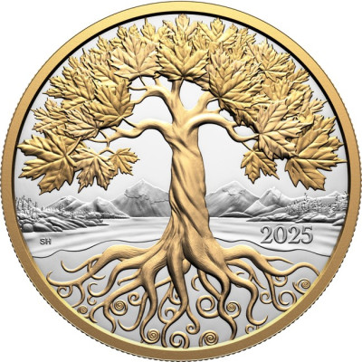Maple Tree of Life - 5 Oz - Hopea Proof keräilykolikko