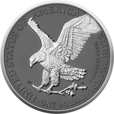 American Eagle, hopeinen rengas - 1 Oz - hopea keräilykolikko
