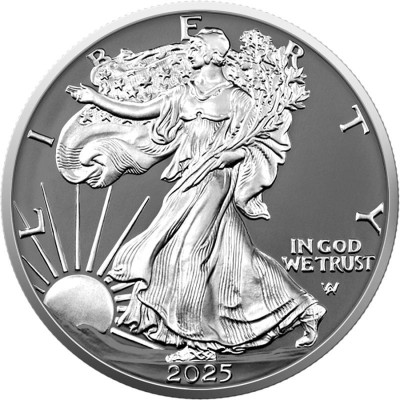 American Eagle, hopeinen rengas - 1 Oz - hopea keräilykolikko