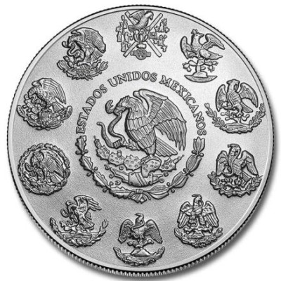 Meksiko Libertad - Luonnonvoimat - Ilma - 1 Oz - hopeinen keräilykolikko