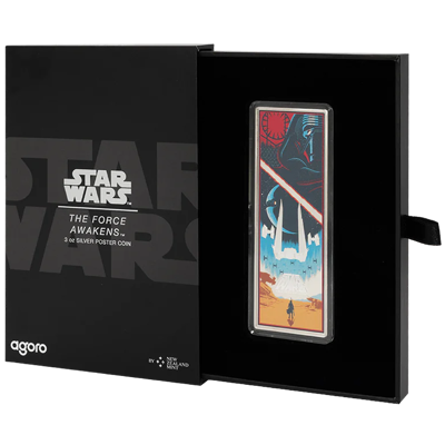 Star Wars: Voima herää - 3 Oz hopeinen keräilykolikko